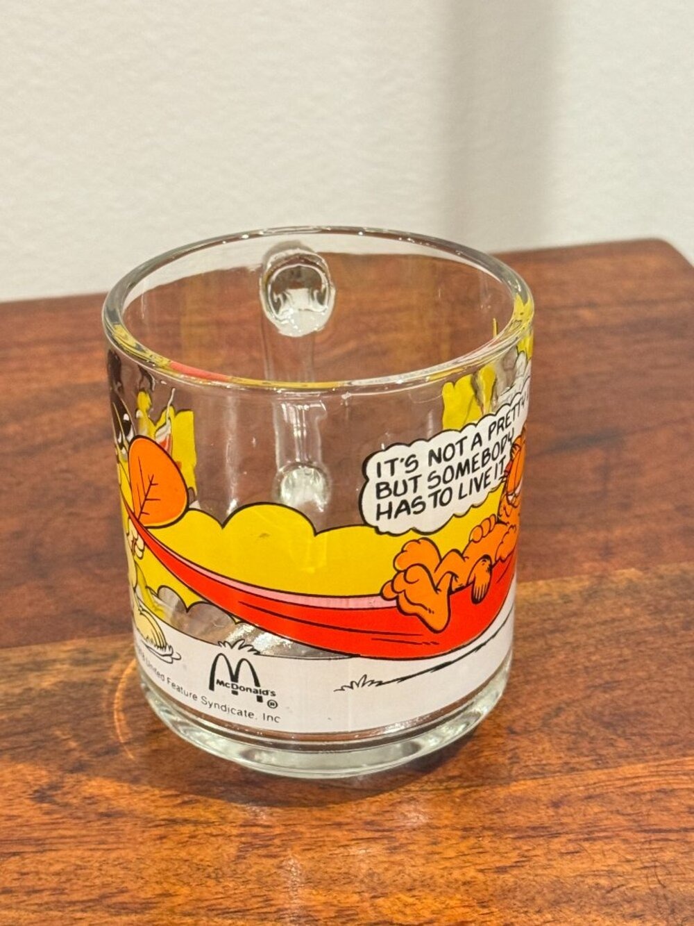 Vintage 1978 McDonald’s Garfield Glass Mugs Set of 4 in Excellent Condition - Picture 13 of 16